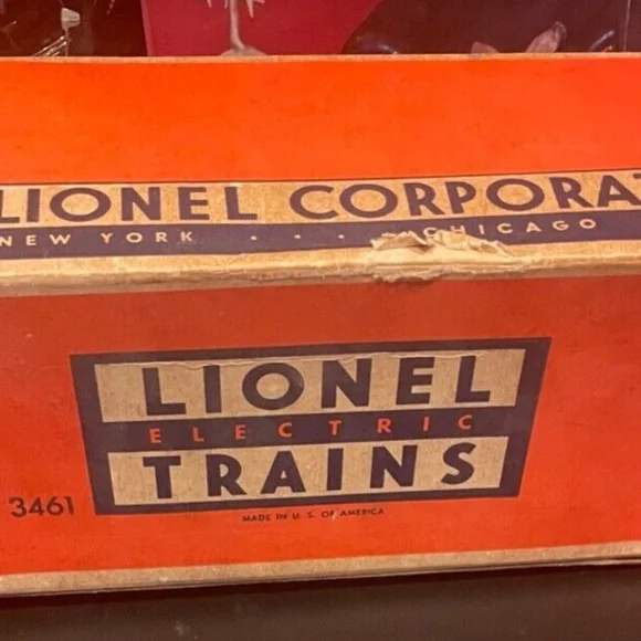 Lionel 3461 OPERATING LUMBER CAR WITH LOAD AND TRAY # 205395747177